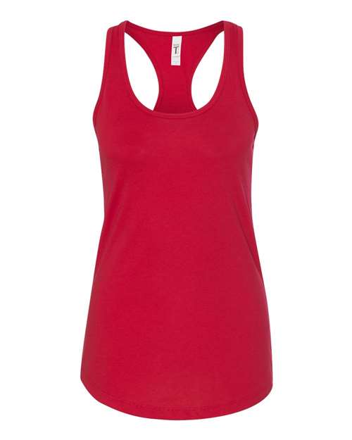 Next Level 1533, Women's Ideal Racerback Tank, Red