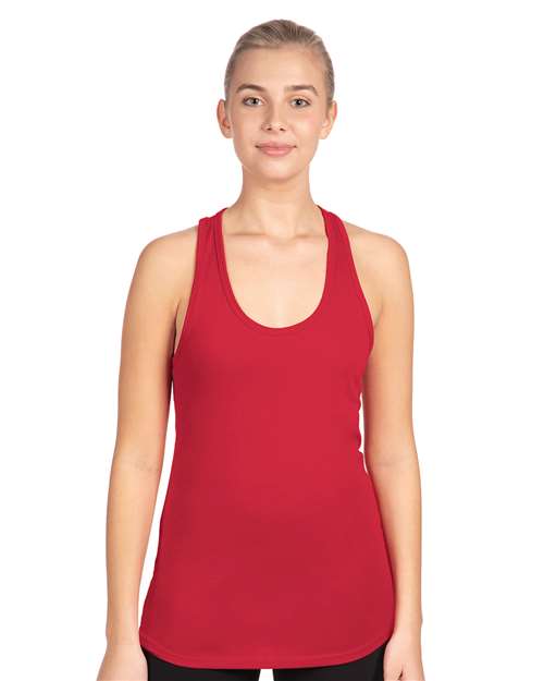 Next Level 1533, Women's Ideal Racerback Tank, Red