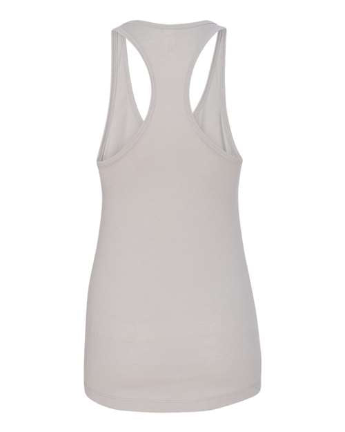 Next Level 1533, Women's Ideal Racerback Tank, Silver