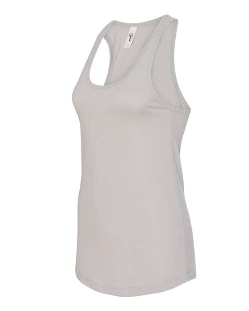 Next Level 1533, Women's Ideal Racerback Tank, Silver