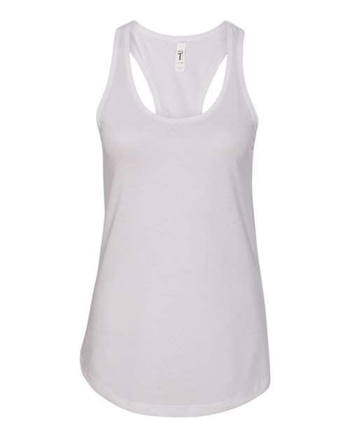 Next Level 1533, Women's Ideal Racerback Tank, White