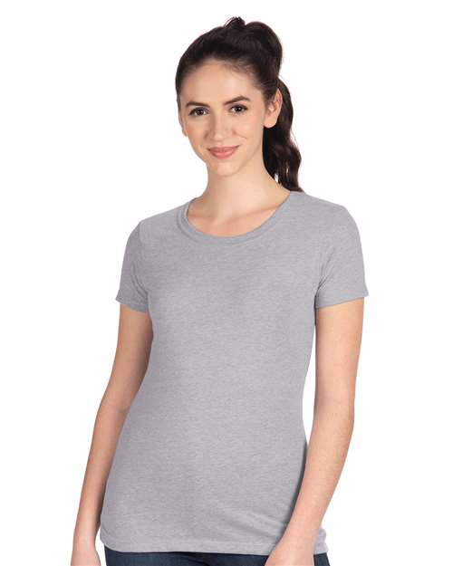 Next Level 1510, Women's Ideal Tee, Heather Grey