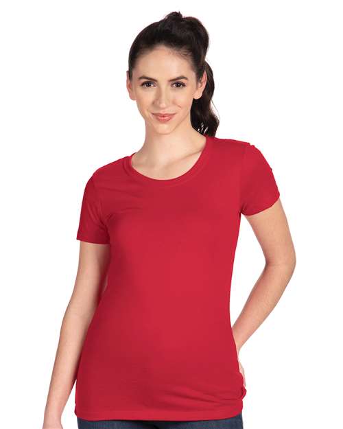 Next Level 1510, Women's Ideal Tee, Red