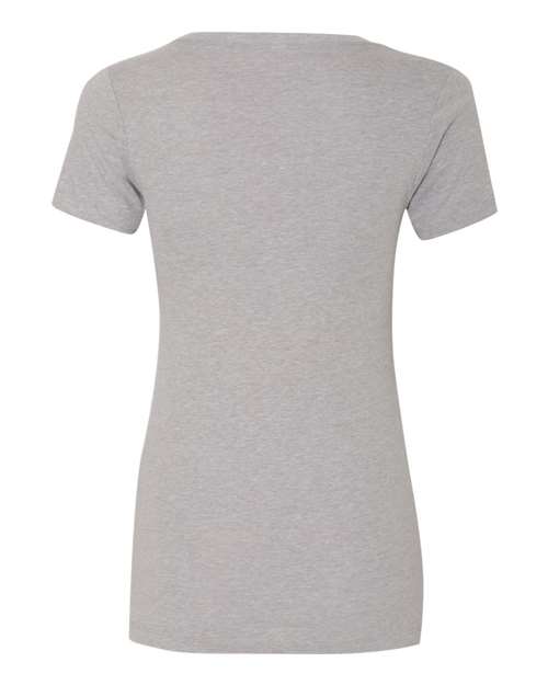 Next Level 1540, Women's Ideal V-neck Tee, Heather Grey