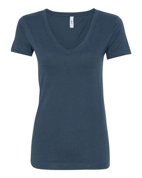Next Level 1540, Women's Ideal V-neck Tee, Indigo