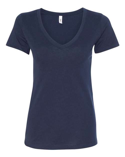 Next Level 1540, Women's Ideal V-neck Tee, Midnight Navy