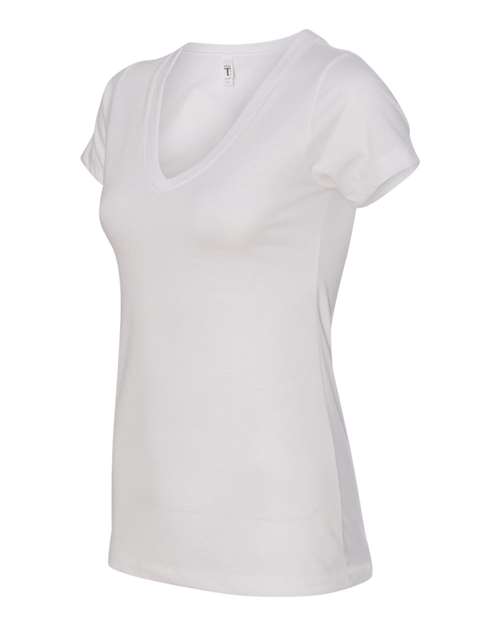 Next Level 1540, Women's Ideal V-neck Tee, White