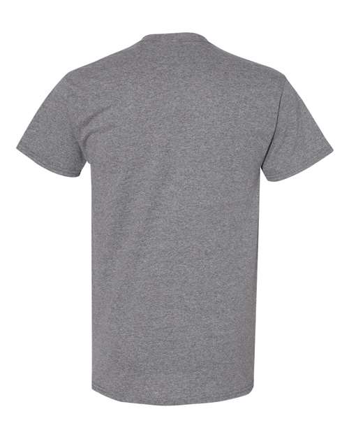 Gildan 5000, Unisex Heavy Cotton T-shirt, Graphite Heather
