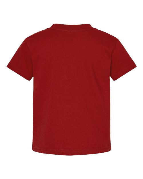 Rabbit Skins 3301T, Toddler Cotton Jersey Tee, Garnet