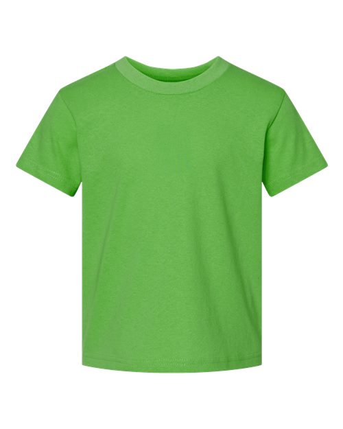 Rabbit Skins 3301T, Toddler Cotton Jersey Tee, Apple