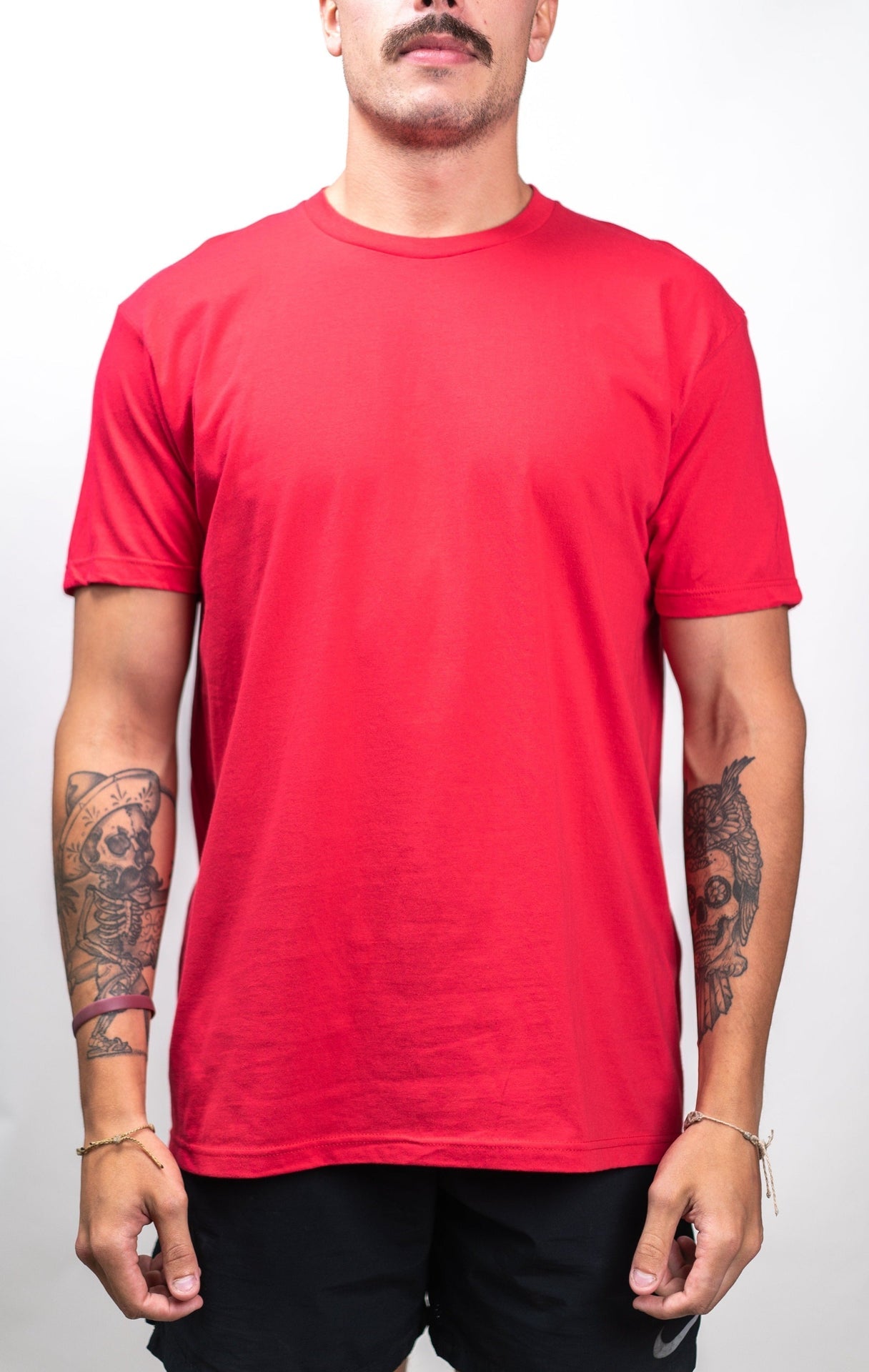 47151 - Men Premium Tees Red 47151 CLOSEOUT COTTON FITTED Lightweight MEN mens ON SALE OPTIMA Premium REGULAR tearaway TEES