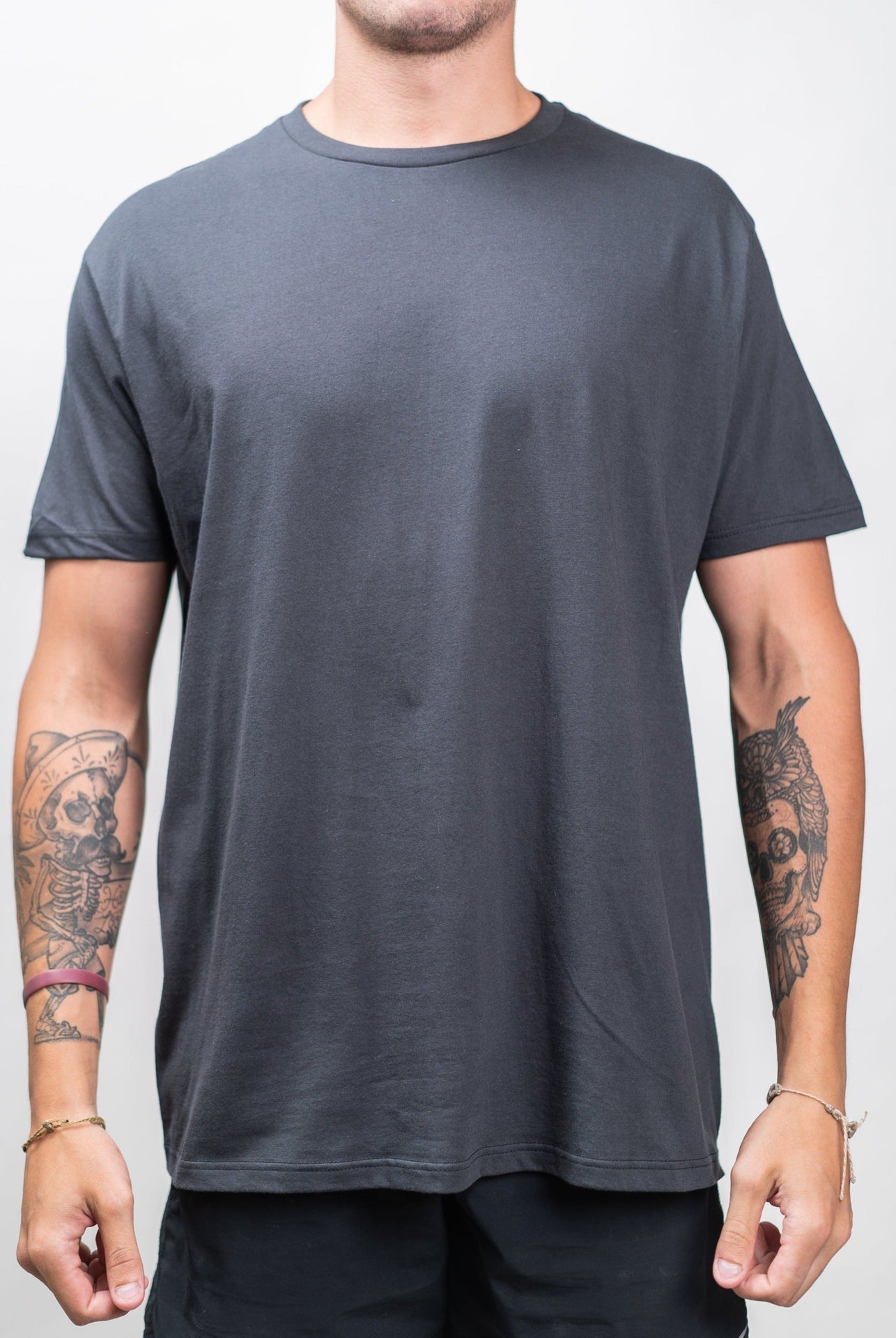 47151 - Men Premium Tees Smoke 47151 CLOSEOUT COTTON FITTED Lightweight MEN mens ON SALE OPTIMA Premium REGULAR tearaway TEES