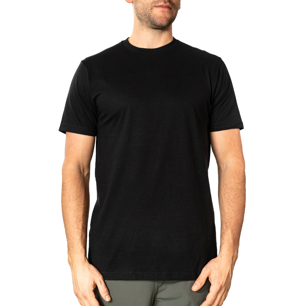 OPTIMA 47287, - Men's Montage Tee, Black