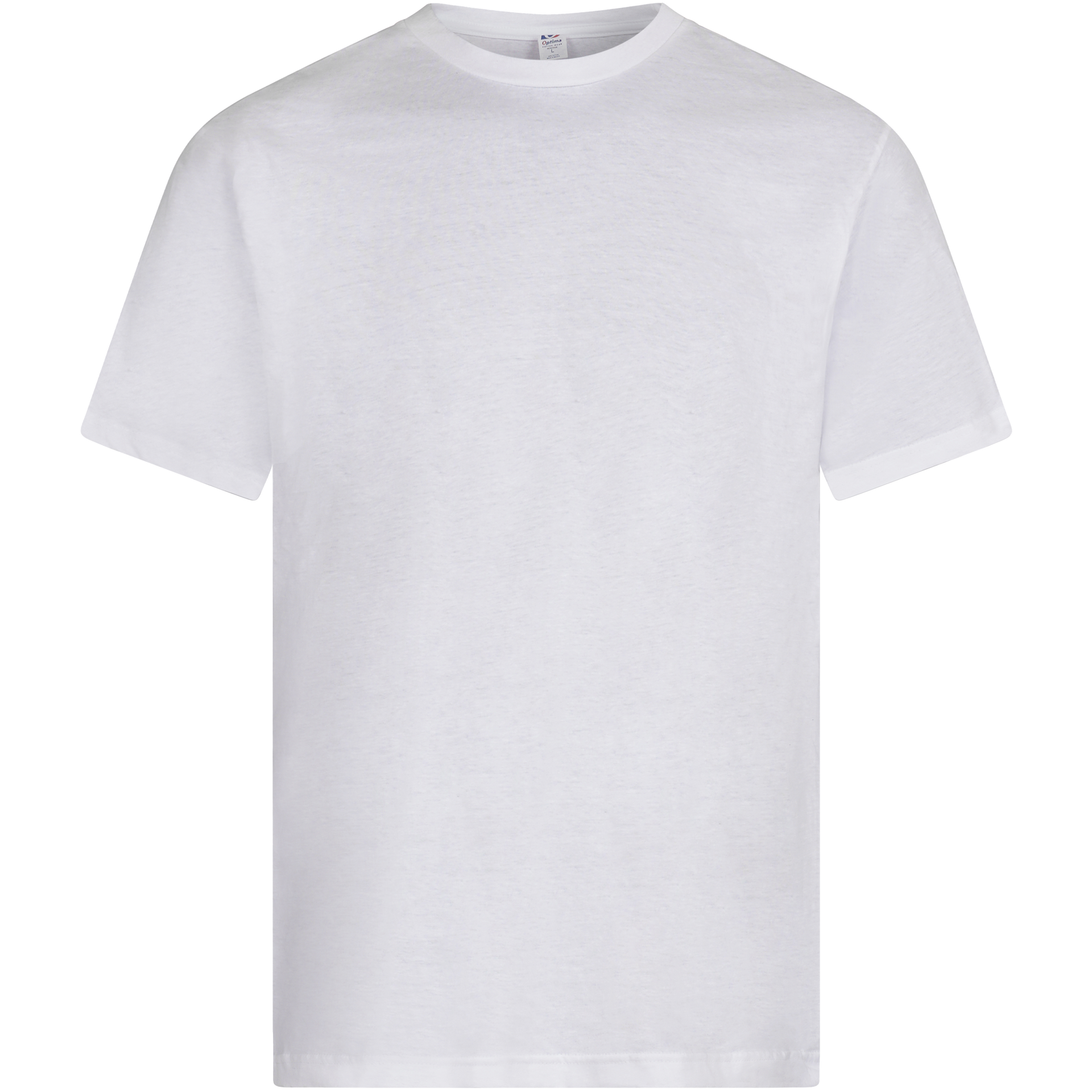 47287 - Men's Montage Tee White COTTON FITTED Lightweight MEN OPTIMA REGULAR tearaway TEE tshirts