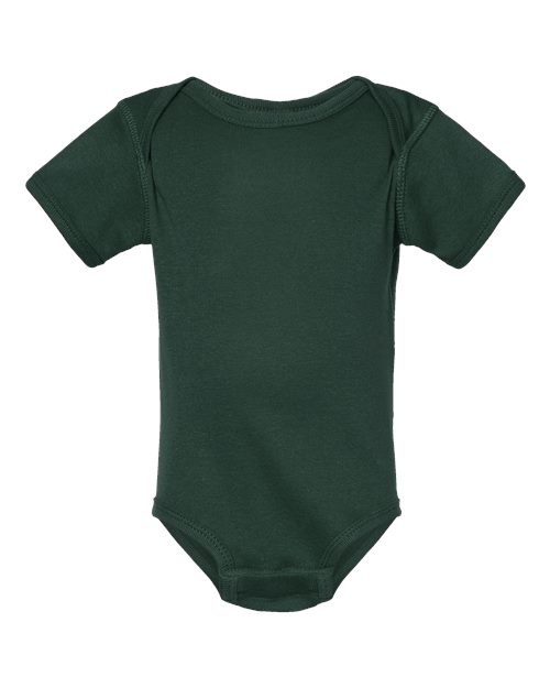 Rabbit Skins 4400, Infant Baby Rib Bodysuit, Forest