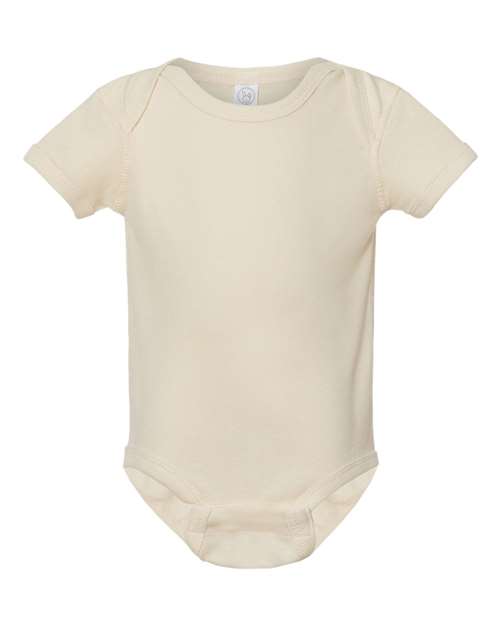 Rabbit Skins 4400, Infant Baby Rib Bodysuit, Natural