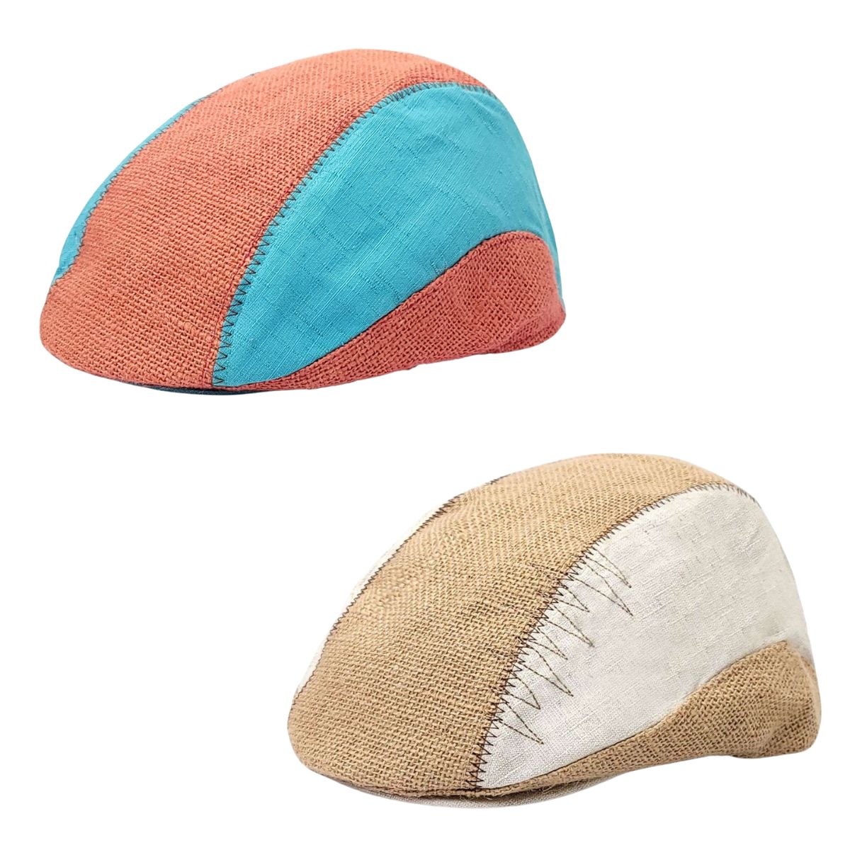 Fashion Ivy - 1794, Linen, Multi-Coloured Fashion Hat