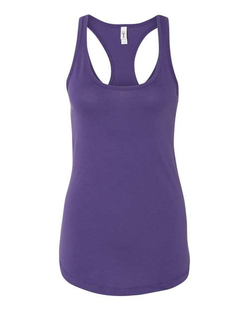 Next Level 1533, Women's Ideal Racerback Tank, Purple Rush