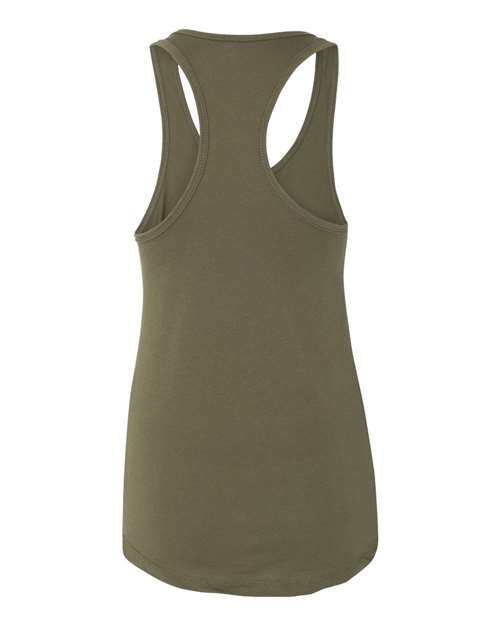 Next Level 1533, Women's Ideal Racerback Tank, Military Green