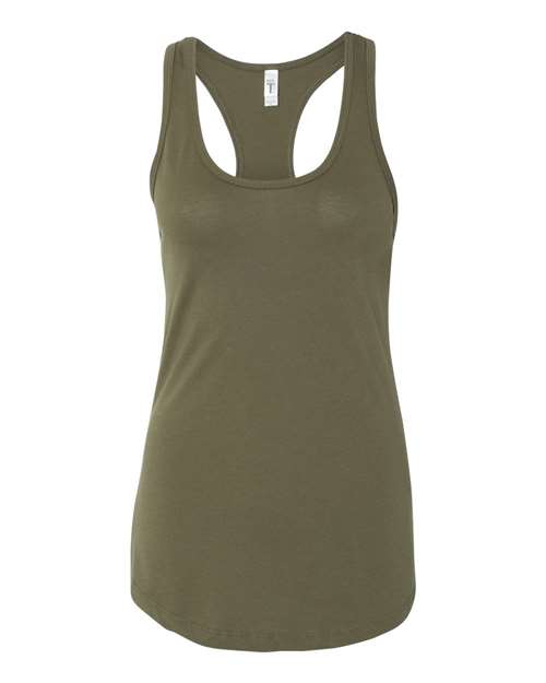 Next Level 1533, Women's Ideal Racerback Tank, Military Green