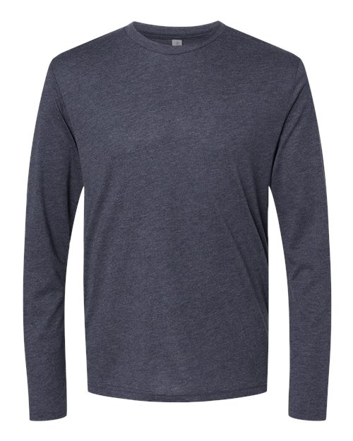 Next Level 6071, Unisex Triblend Long Sleeve Tee, Vintage Navy