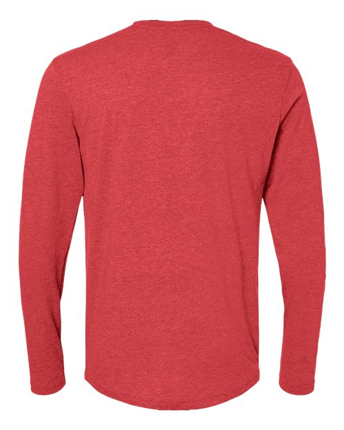 Next Level 6071, Unisex Triblend Long Sleeve Tee, Vintage Red