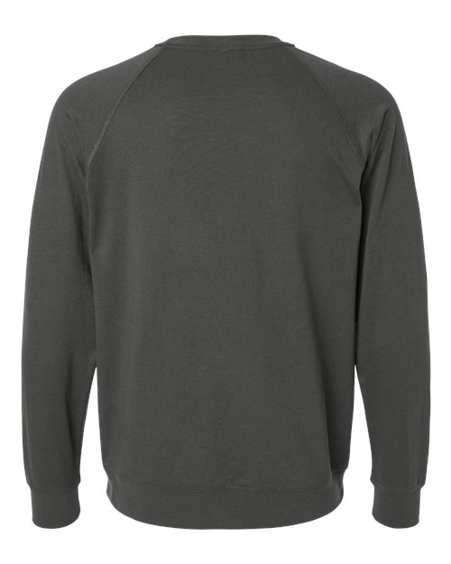 Next Level 9000, Unisex Laguna Raglan Crewneck Sweatshirt, Heavy Metal