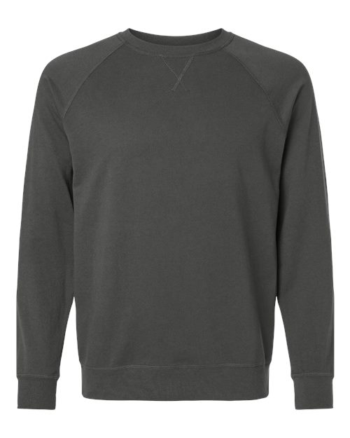 Next Level 9000, Unisex Laguna Raglan Crewneck Sweatshirt, Heavy Metal