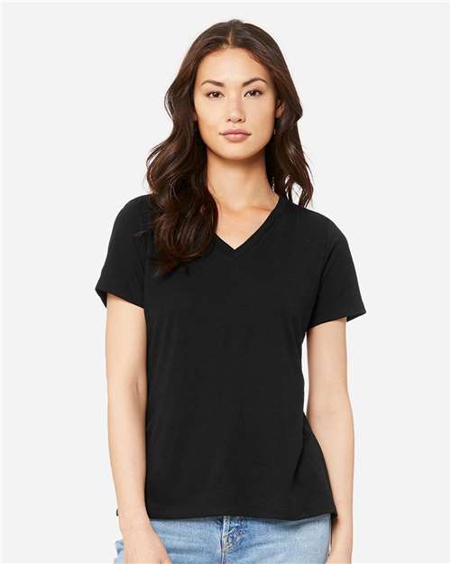 Women's Relaxed Triblend V-Neck Tee - - 4196 - Toronto Screen Printing- Color