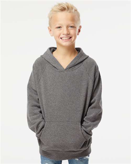 Youth Lightweight Special Blend Raglan Hooded Sweatshirt - - 4235 - Toronto Screen Printing- Color