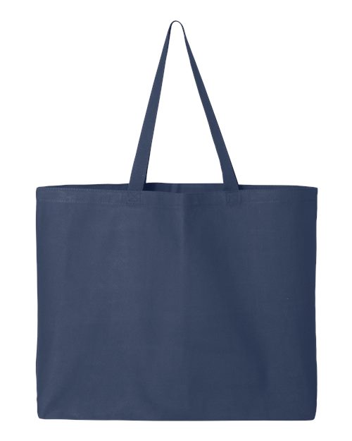 25L Jumbo Tote - - 4324 - Toronto Embroidery Navy One Size bulk orders carry bags custom bags custom decoration custom embroidery durable embroidered bags embroidery service fast turnaround long lasting premium quality professional embroidery professional grade toronto embroidery tote bags