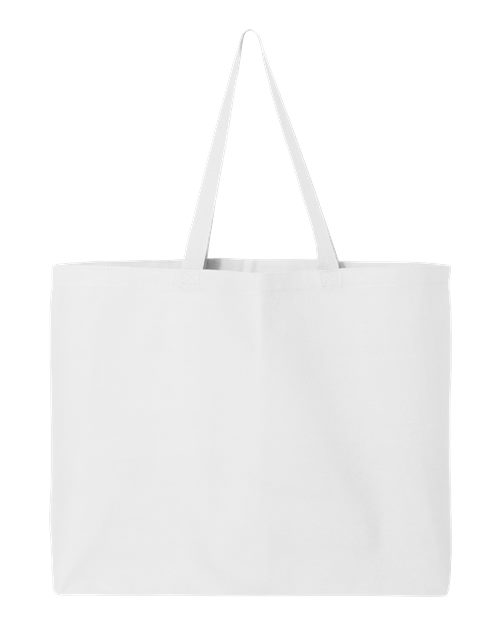 25L Jumbo Tote - - 4324 - Toronto Embroidery White One Size bulk orders carry bags custom bags custom decoration custom embroidery durable embroidered bags embroidery service fast turnaround long lasting premium quality professional embroidery professional grade toronto embroidery tote bags