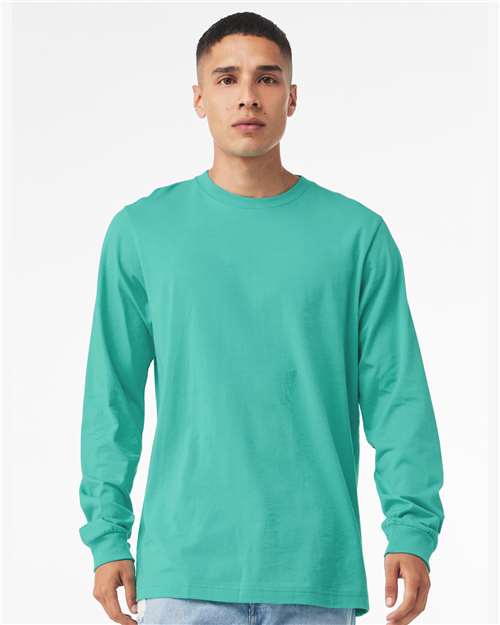 Unisex Jersey Long Sleeve Tee - Teal - - 123