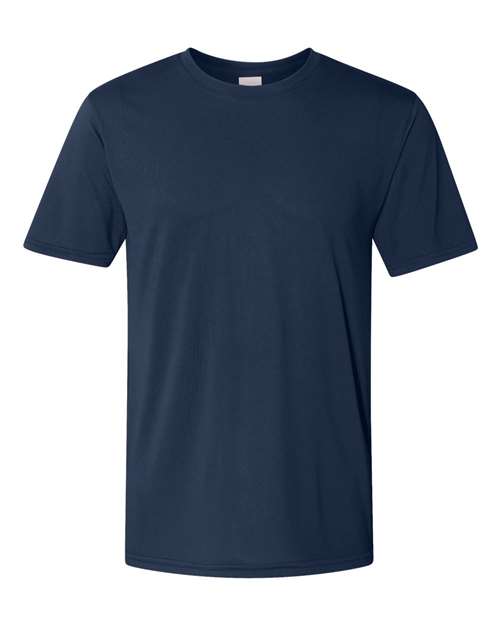 Performance® Core T-Shirt - - 4459 Dark Navy 12160 4-4.9 oz 46000 Activewear Adult Antimicrobial Athletics Best Selling Brands Crewneck Fitness and Wellness Gildan Light (Under 5 oz) Mens & Unisex Moisture-Management No Visible Logos Performance Polyester Polyester - 100% Polyester - Over 50% Self Collar Short Sleeves Side Seams Snag Resistant T-Shirts T-Shirts - Premium Tear Away Tops Unisex