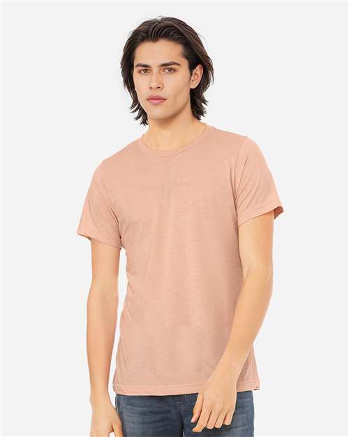 BELLA + CANVAS 3413, Triblend Tee, Peach Triblend