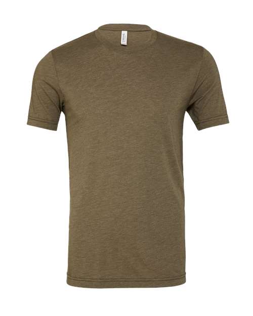 BELLA + CANVAS 3413, Triblend Tee, Olive Triblend