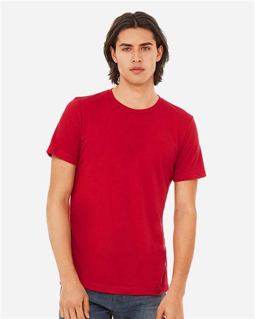 BELLA + CANVAS 3413, Triblend Tee, Solid Red Triblend