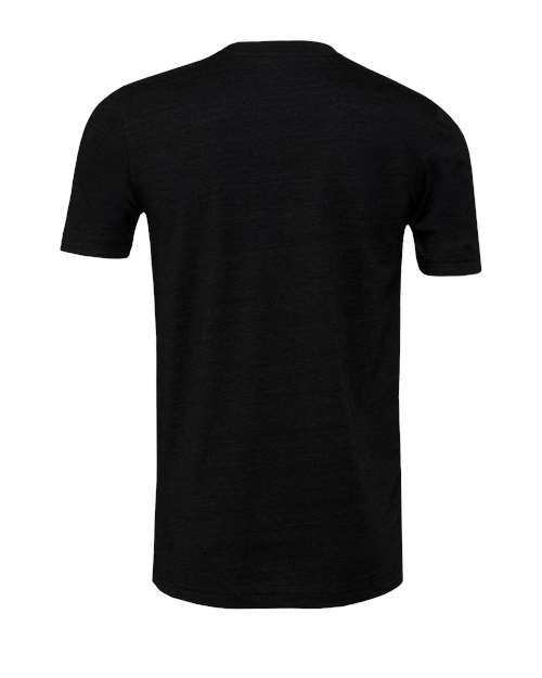 BELLA + CANVAS 3413, Triblend Tee, Black Heather Triblend