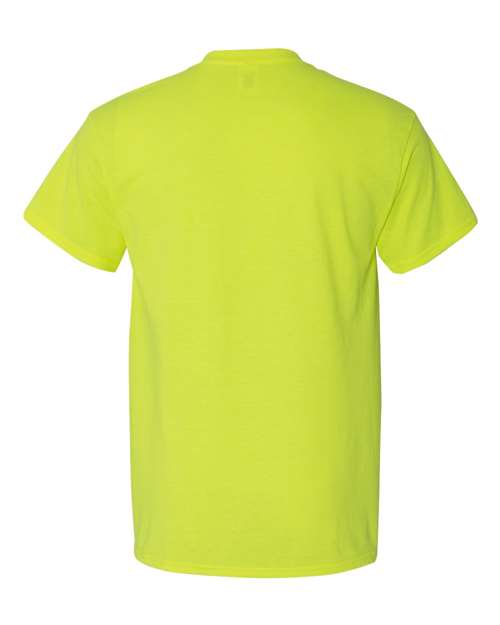 Gildan 5300, Unisex Heavy Cotton Pocket T-shirt, Safety Green