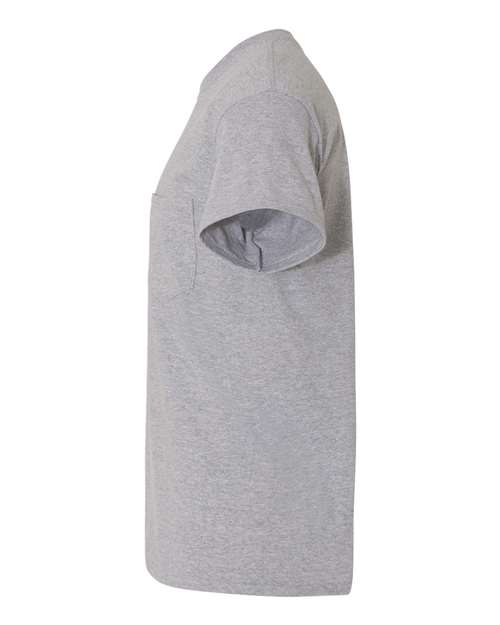 Gildan 5300, Unisex Heavy Cotton Pocket T-shirt, Sport Grey