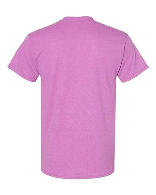 Gildan 5000, Unisex Heavy Cotton T-shirt, Heather Radiant Orchid
