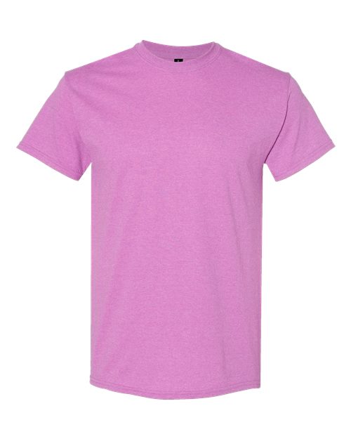 Gildan 5000, Unisex Heavy Cotton T-shirt, Heather Radiant Orchid