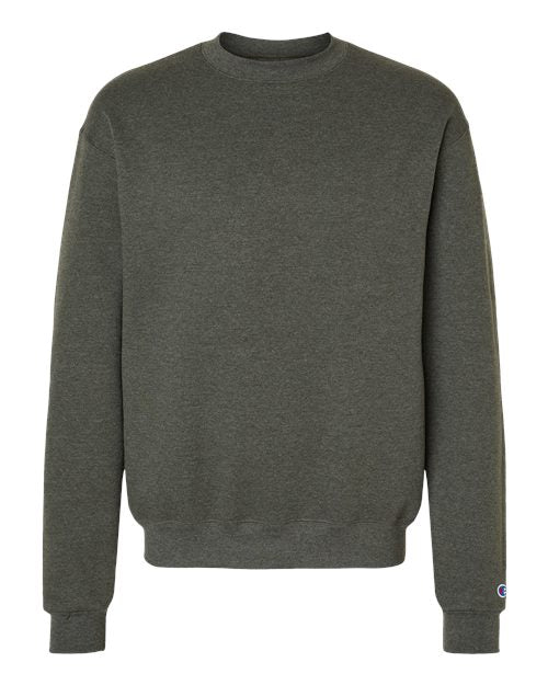 Champion S600, Unisex Powerblend Crewneck Sweatshirt, Dark Green Heather