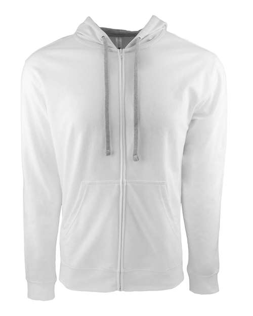 Unisex Laguna Full-Zip Hoodie Sweatshirt - - 4867 White Heather Grey 3XL 40018 9601 Adult Best Selling Brands Blends CA New ab Cotton - Over 50% Cozy Pairings Cuffed / Cuffs Fleece Fleece - Premium - Hood Full-Zips Go To Fashion Hooded Mens & Unisex Next Level No Visible Logos Ribbed Sweatshirts & Fleece Tear Away Tops Unisex Zips