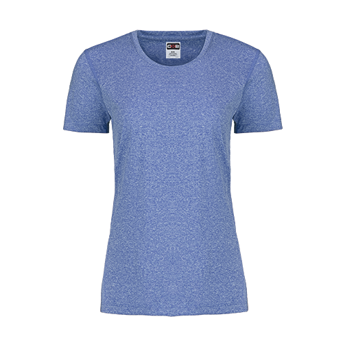 S05931 - Riviera - Ladies Performance Crewneck T-Shirt Blue Heather 5931 __label:SALE-Purple & Green CX2 dry fit dryfit Ladies soccer jersey team Women