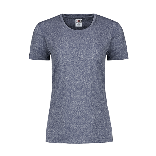 S05931 - Riviera - Ladies Performance Crewneck T-Shirt Navy Heather 5931 __label:SALE-Purple & Green CX2 dry fit dryfit Ladies soccer jersey team Women