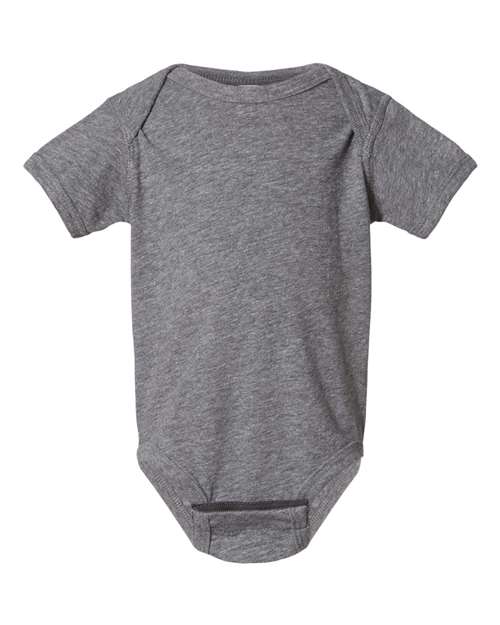 Rabbit Skins 4424, Infant Fine Jersey Bodysuit, Granite Heather