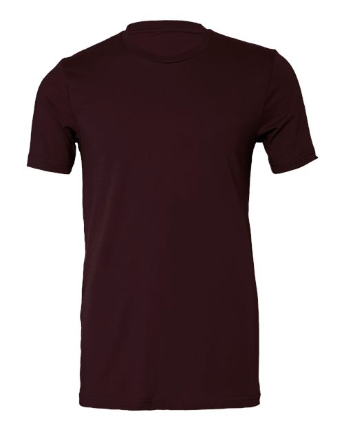 BELLA + CANVAS 3001, Jersey Tee, Oxblood Black