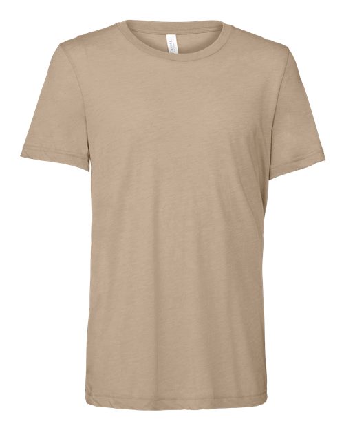 BELLA + CANVAS 3413, Triblend Tee, Tan Triblend