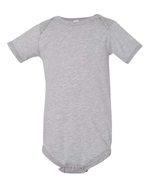 BELLA + CANVAS 100B, Infant Jersey One Piece, Athletic Heather